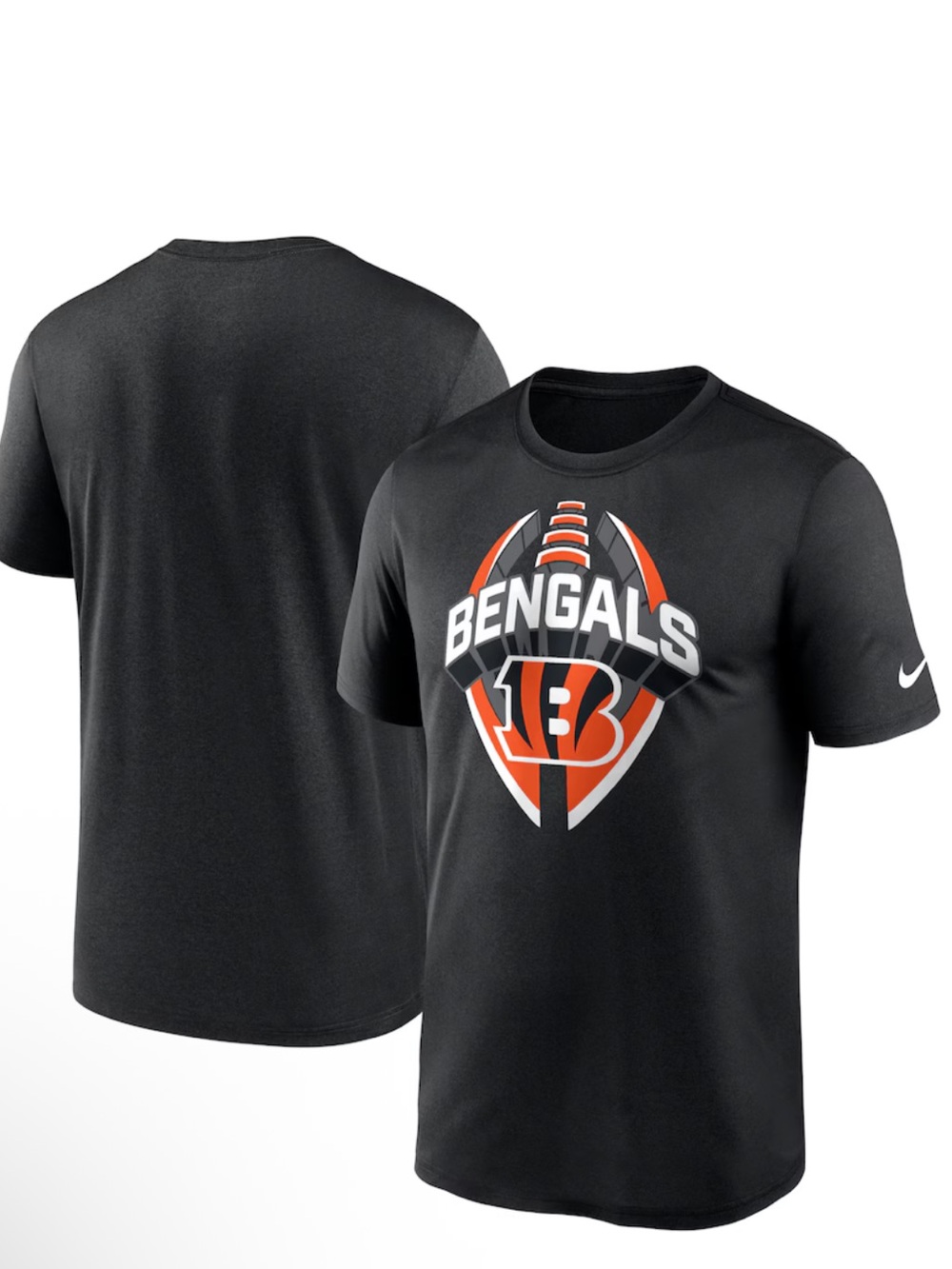 Cincinnati Bengals Nike DRI FIT Legend Icon Performance T-Shirt Black 3XL NEW
